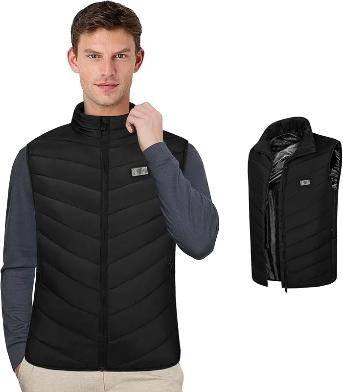 Journeyside Gilet Riscaldato Uomo Donna con 3 Temp 11 Elementi Riscaldanti — Abbigliamento riscaldato