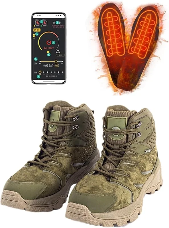 Sneakers riscaldate ricaricabili elettriche riscaldate unisex antiscivolo — Abbigliamento riscaldato