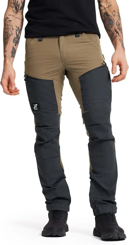 RevolutionRace RVRC GP PRO Pants, Pantaloni da Uomo, durevoli per Trekking e Altre attività all'Aria Aperta — Abbigliamento riscaldato