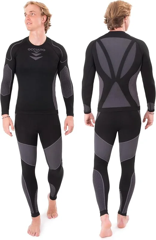 Occulto Intimo Termico Invernale Set Uomo (Modello: James) — Abbigliamento riscaldato