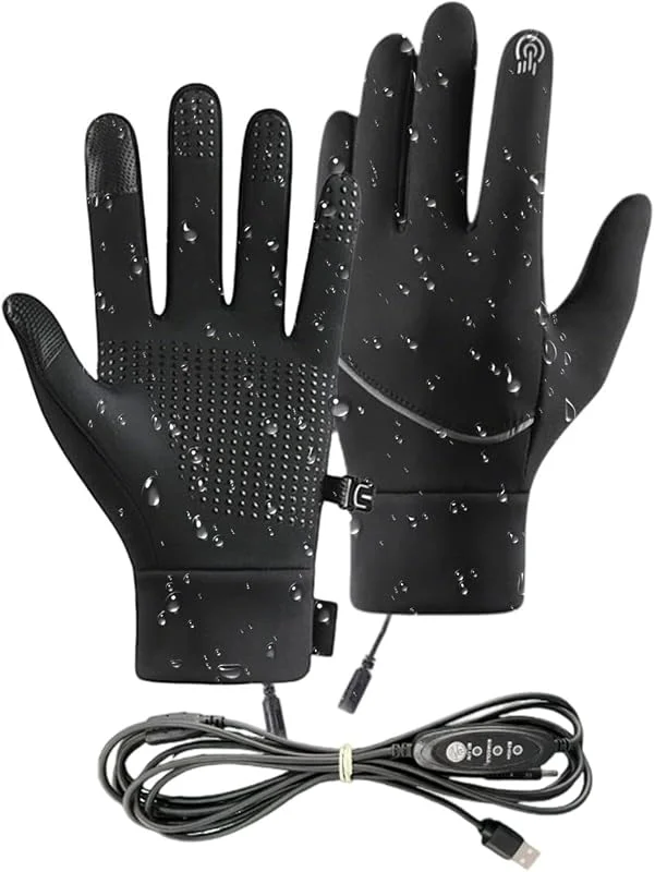Guanti Riscaldati Per Donne Manopole Touchscreen USB Con 3 Temperature — Abbigliamento riscaldato