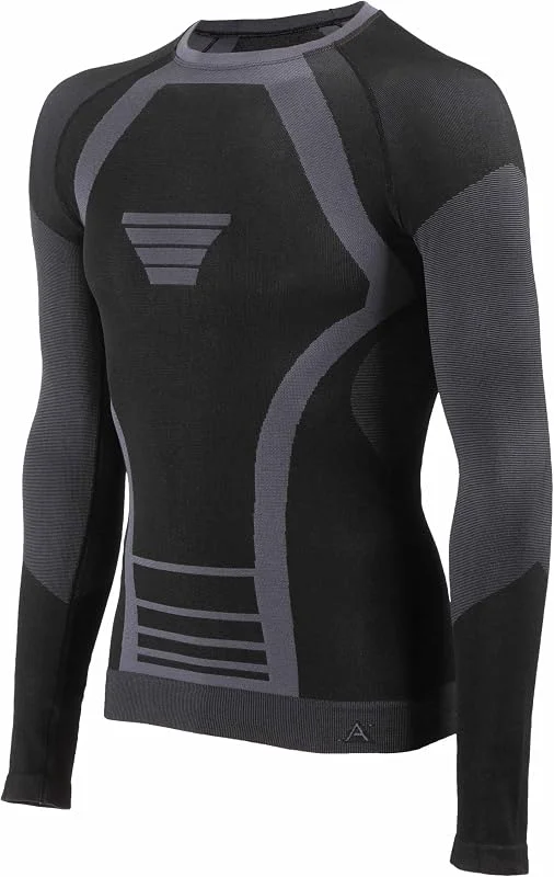 Risalti Maglia Termica Uomo e Donna Extreme Unisex - Intimo Termico Manica Lunga Traspirante, Abbigliamento Termico Tecnico Invernale Senza Cuciture - Made in Italy — Abbigliamento riscaldato