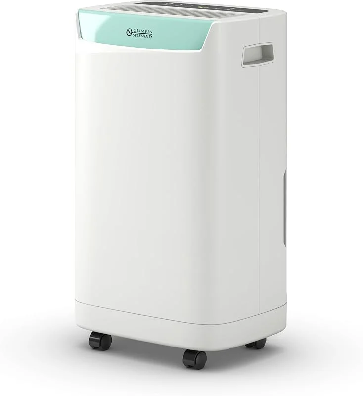 Olimpia Splendid 02622 Aquaria S1 14X - Deumidificatore 14L, giorno con serbatoio estraibile, display touchscreen, tripla filtrazione con HEPA, Wi-Fi integrato, per ambienti fino a 65 m³