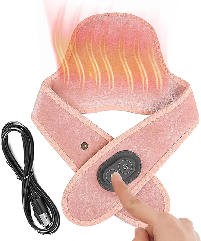 Termoforo Per Collo Massaggiatore Ergonomico Regolabile — Riscaldamento