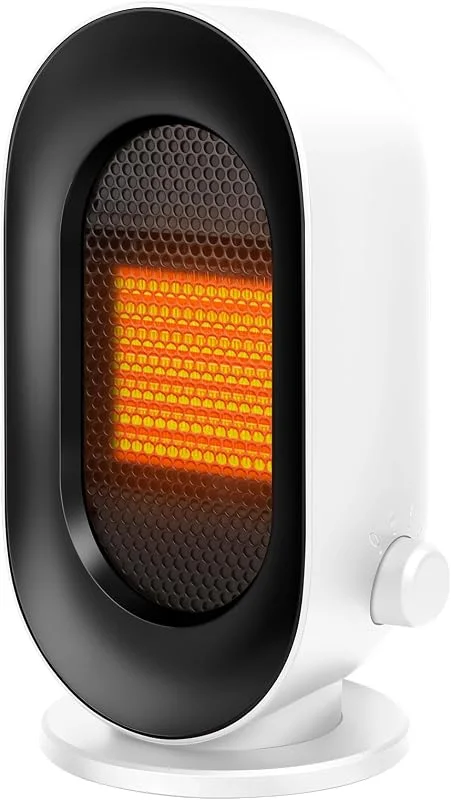 Sendowtek Stufetta Elettrica Basso Consumo 600W, 3 Modalità, PTC, Portatile — Riscaldamento