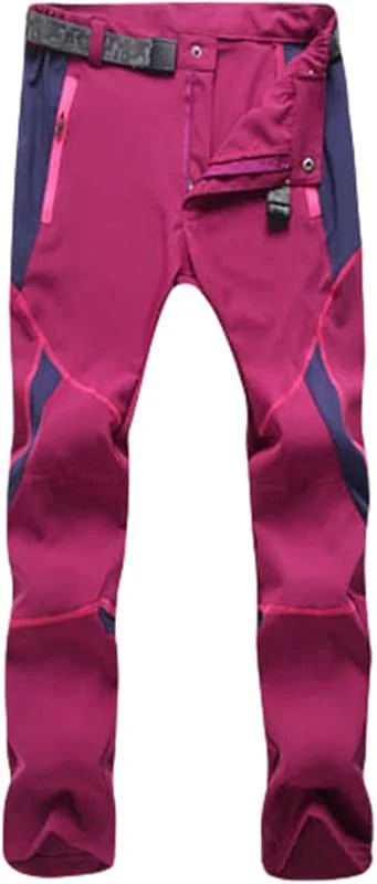 Pantaloni da Lavoro Uomo - Trekking Invernali Pantalone Montagna Softshell Sovrapantaloni Elasticizzati Impermeabili Protezione dal Vento Cargo Outdoor Tecnico Alpinismo Pantaloni — Abbigliamento riscaldato