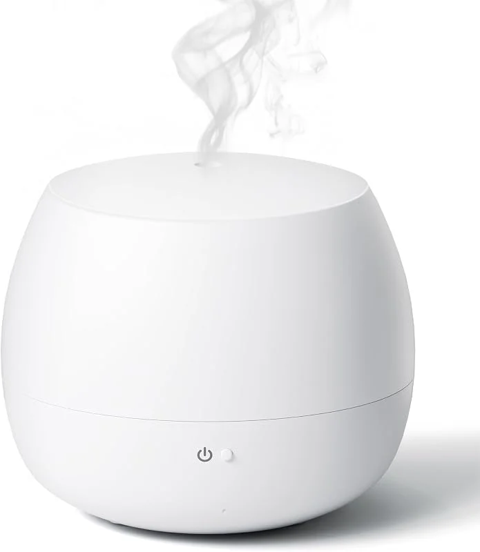 Diffusore di Oli Essenziali, Diffusore Atomizzatore di Oil Essenze 100 ml，Aromaterapia Senza BPA per Profumazione Ambiente, Blanco — Umidificatore
