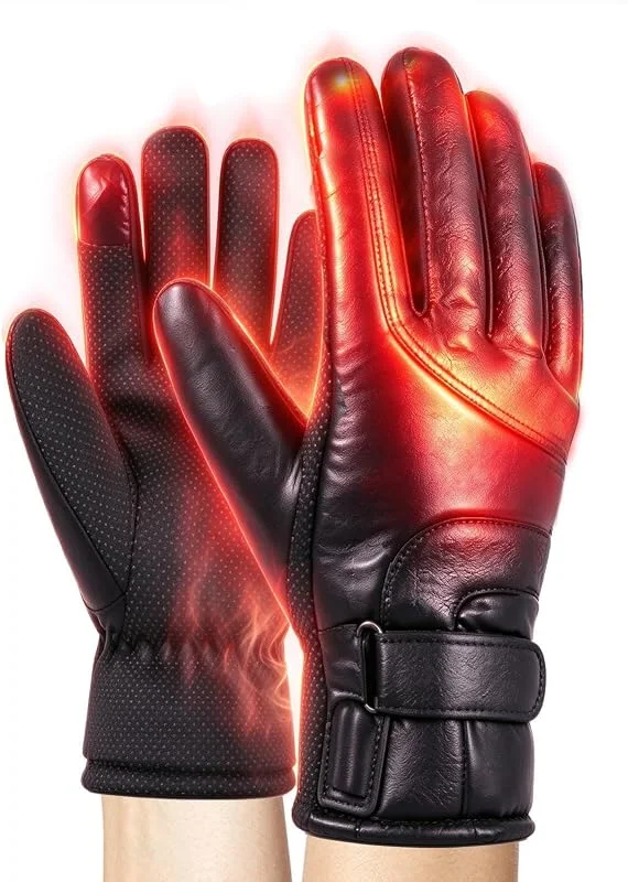 Guanti riscaldanti touch screen e mani calde, 3 livelli di riscaldamento — Abbigliamento riscaldato