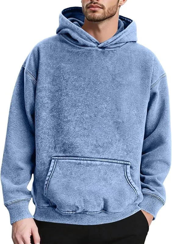 Felpa con Cappuccio in Pile Pesante, Lavata, Morbida e Calda, Tasca Frontale, per Abbigliamento Casual. Felpe Uomo Zip Hoodie Y2k Giacche Invernali — Abbigliamento riscaldato