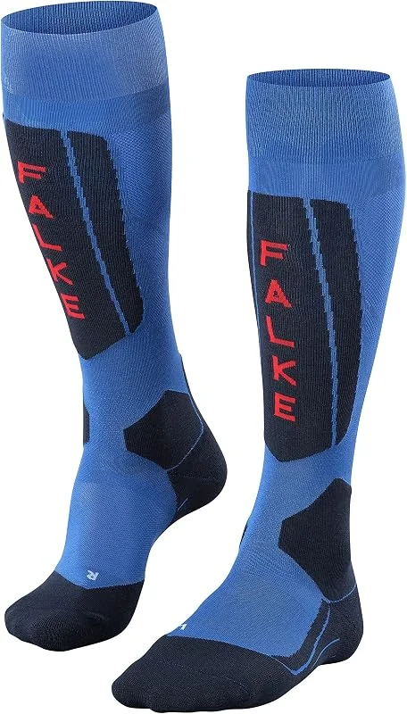 Falke Uomo SK5 Calzini da Sci Imbottitura Ultraleggera antivesciche Sottili Ideali per Le competizioni Traspiranti Asciugatura Rapida termoregolanti antiodore Lana Filo Funzionale 1 Paio — Abbigliamento riscaldato
