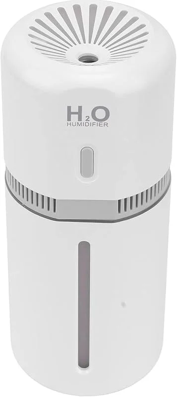 Umidificatore a nebbia Umidificatori for auto Mini umidificatori portatili a nebbia fredda Carica USB con luci notturne a colori bianche