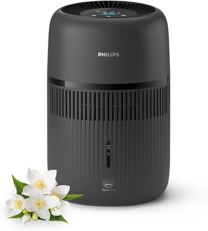 Philips Umidificatore Ambiente 4000, compatto, 275 ml, h, 41 m², 6 dB*