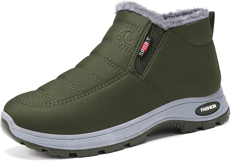 Stivali Invernali Donna con Soffice Sole e Pelliccia Interna, Stivaletti Antiscivolo per Anziani, Stivali Riscaldate, 36-42 — Abbigliamento riscaldato