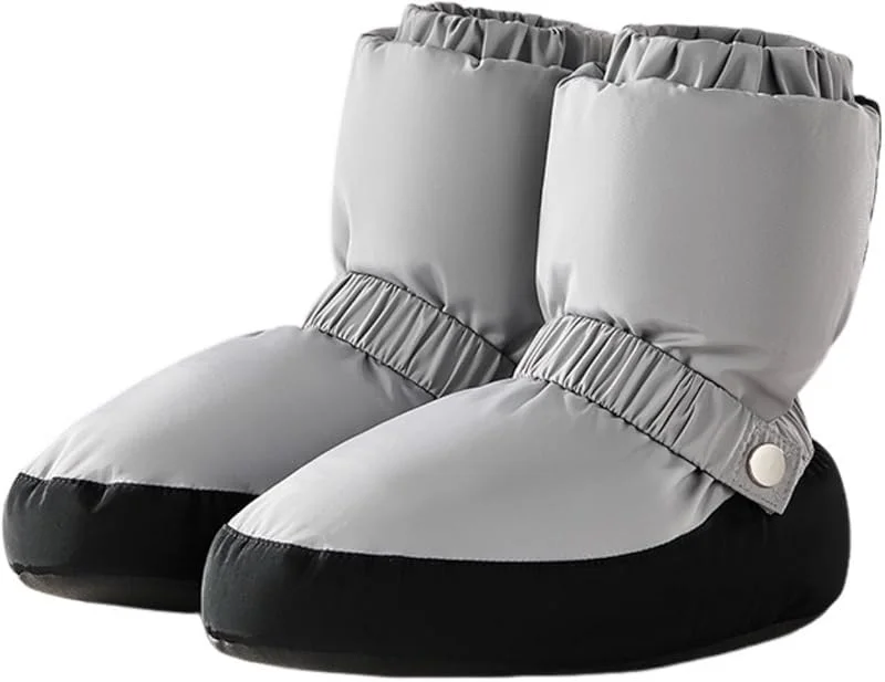 Hixingo Stivaletti Danza Riscaldamento, 34-45 Stivaletti Scaldapiedi Danza Caldo Inverno Scarpe da Ballo Donna Warm Up Stivali da Balletto per Invernali Allenamento — Abbigliamento riscaldato