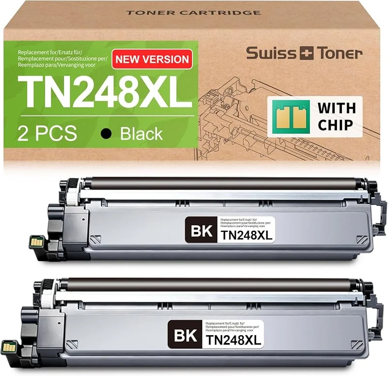 swiss toner TN248XL Compatibile per Brother MFC-L3740CDWE DCP-L3560CDW — Riscaldamento