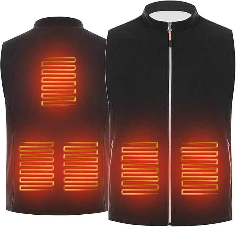 Gilet Riscaldato Per Donna E Uomo, Giubbotto Riscaldato Usb, Gilet Riscaldato Moto Uomo, Giubbotto Riscaldato Invernale Riscaldamento, Giacca Riscaldata Uomo, per Campeggio Escursionismo Sci, Unisex — Abbigliamento riscaldato