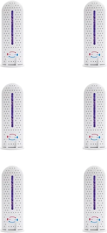 6X Essiccatore d'Aria Bagno Camera da Letto Deumidificante Riciclabile Assorbiumidità Guardaroba Deumidificatore Interno Portatile