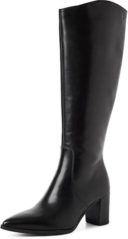 Tamaris Damen Long Boot Heel 1-25505-47 Stivali ad altezza ginocchioDonna — Abbigliamento riscaldato