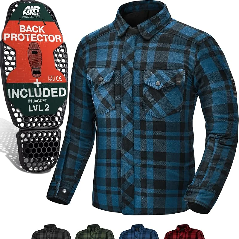 SHIMA Renegade Men 2 Camicia Moto Uomo Giacca Moto Corazzata Estate — Abbigliamento riscaldato