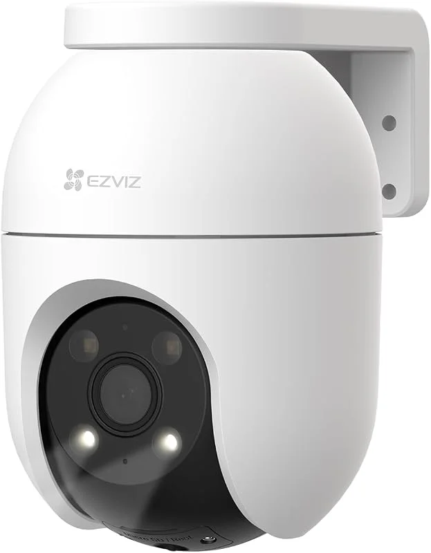 EZVIZ Telecamera WiFi Esterno 4K, Telecamera Motorizzata per Esterni con Copertura a 360°, Visione Notturna a Colori, Rilevamento di Persone, Veicoli, Tracciamento Zoom Auto, C8c 8MP(6mm) — Riscaldamento