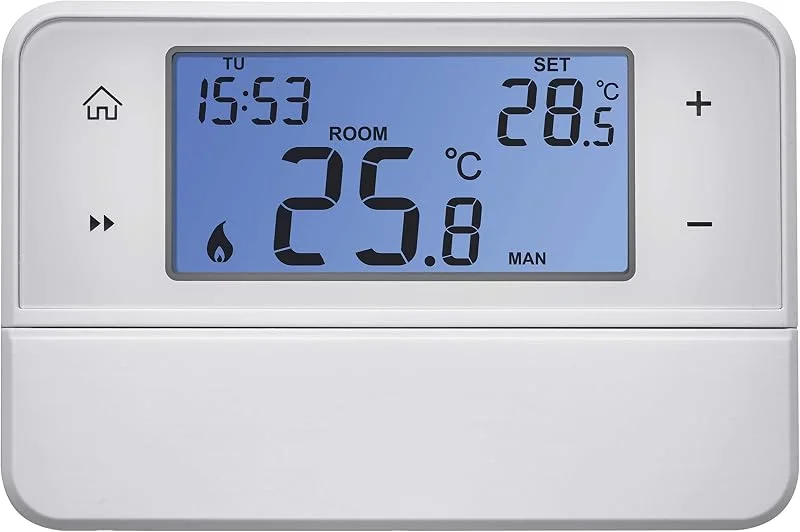 EMOS - termostato digitale con OpenTherm - programmabile, cablato - sistemi di riscaldamento e raffreddamento - regolazione della temperatura 5-35 °C - montaggio a vista - protezione antigelo