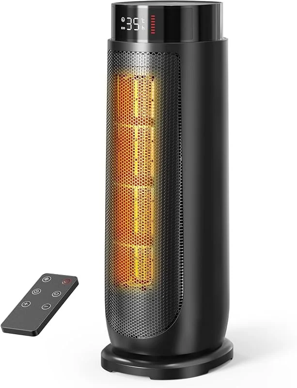 Termoventilatore PTC 2000W basso consumo, antisurriscaldamento ribaltamento