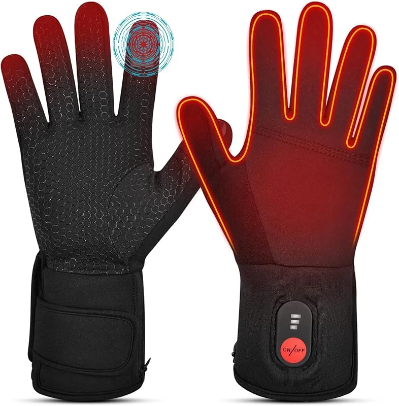 Sun Will Heated Gloves for Men and Women, Winter Electric Battery Gloves for Cycling, Skiing, Snow, Fishing, Driving, Hunting, Arthritis, Raynaud's Disease — Abbigliamento riscaldato