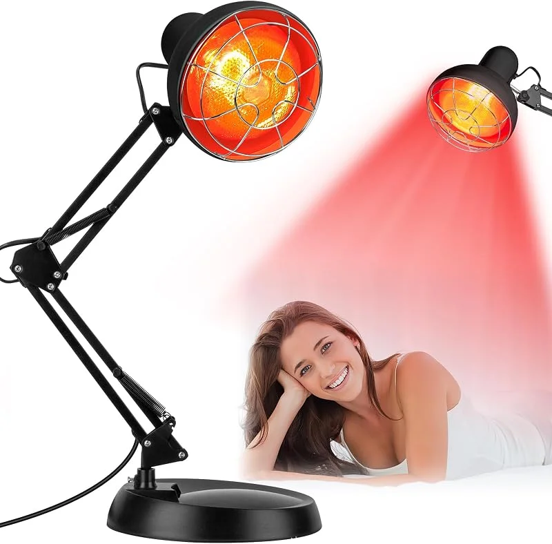Lampada Riscaldante a In-Frarossi da 150 W, Temperatura e Timer Regolabili — Riscaldamento