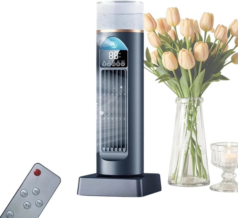 Ventilatore a torre per camera da letto silenzioso oscillante umidificatore